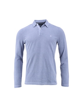 Polohemd mit langem Arm aus Organic Cotton