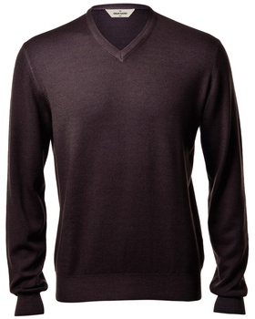 V-Ausschnitt Pullover