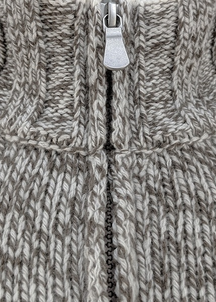 Pullover mit Halbzip