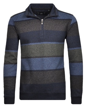 Troyer Mock neck stripe