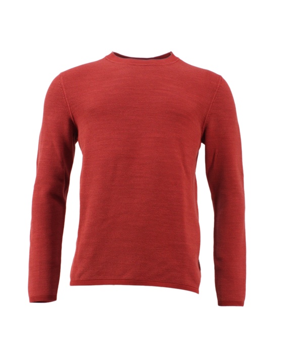 Pullover Relaxed aus Baumwoll-Schurwolle-Mix