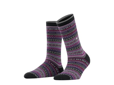 Socken Snow Fair Isle