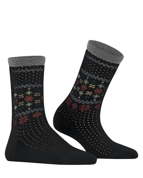 Damen Socken mit winterlichen Muster