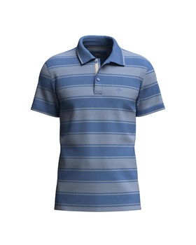 Polo-Shirt mit Block-Streifen
