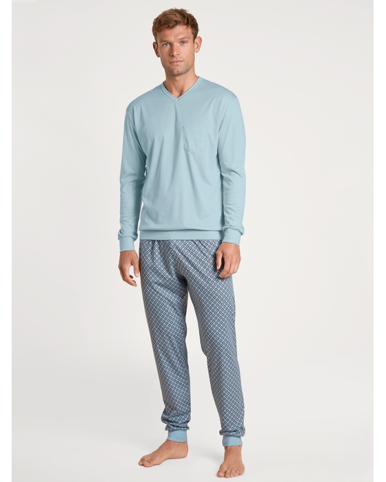 -Pyjama mit Bündchen