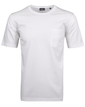 Softknit T-Shirt Rundhals, mit Brusttasche