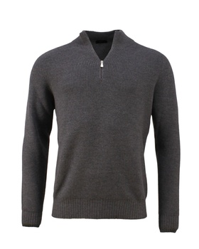 Pullover mir Halbzip