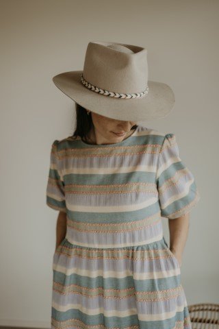Kleid gestreift