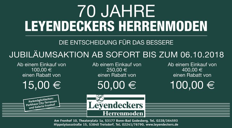 70 Jahre Leyendeckers